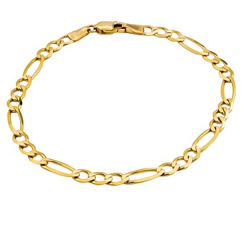 9ct Gold 3g 7 inch Figaro Bracelet